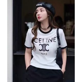 セリーヌ ロゴTシャツ Tシャツ(レディース/半袖)の通販 53点 | celine ...