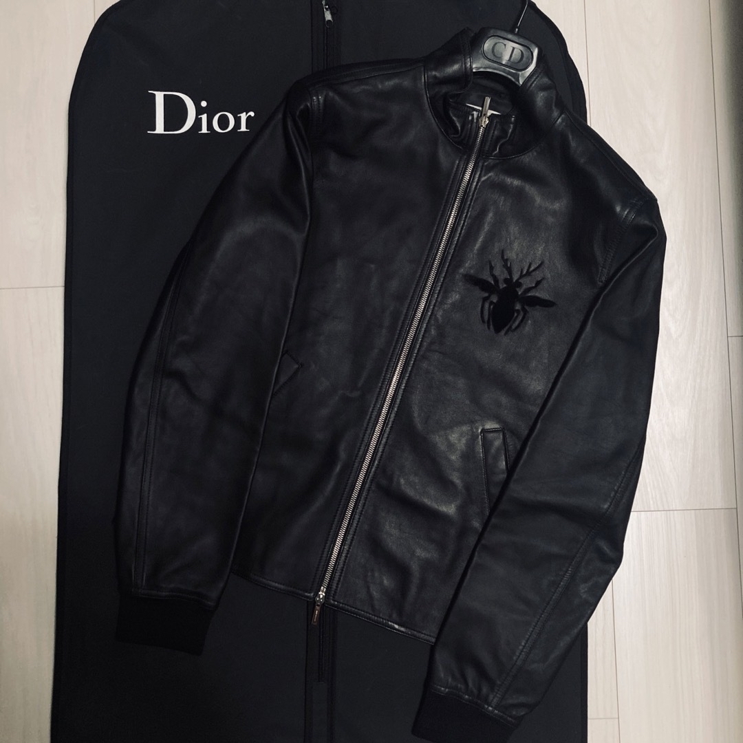 定価48万】Dior homme bee ライダース ジャケット 試着のみDio