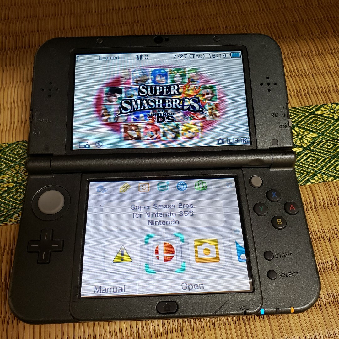 北米版 ３DS XL スマブラ付き - 携帯用ゲーム機本体