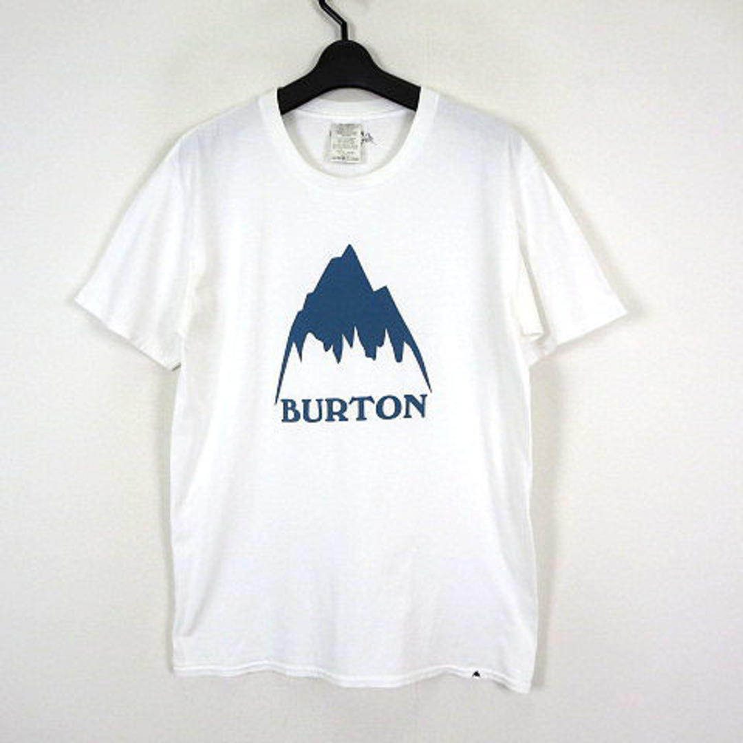 BURTON(バートン)のバートン BURTON Tシャツ ロゴ プリント 半袖 M 白 ホワイト メンズのトップス(Tシャツ/カットソー(半袖/袖なし))の商品写真