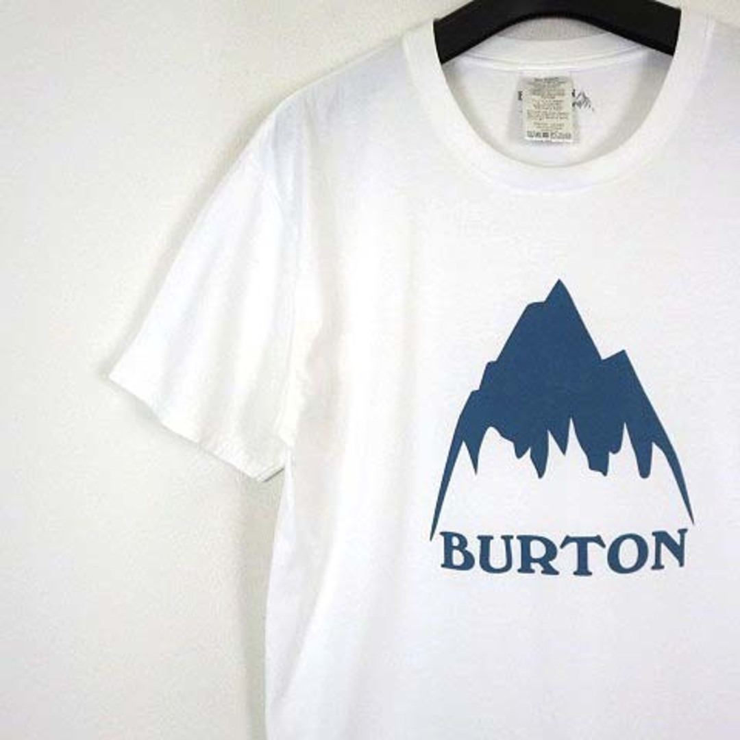 BURTON(バートン)のバートン BURTON Tシャツ ロゴ プリント 半袖 M 白 ホワイト メンズのトップス(Tシャツ/カットソー(半袖/袖なし))の商品写真