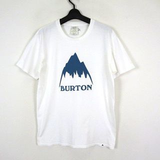 バートン(BURTON)のバートン BURTON Tシャツ ロゴ プリント 半袖 M 白 ホワイト(Tシャツ/カットソー(半袖/袖なし))