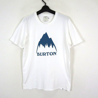バートン(BURTON)のバートン BURTON Tシャツ ロゴ プリント 半袖 M 白 ホワイト(Tシャツ/カットソー(半袖/袖なし))