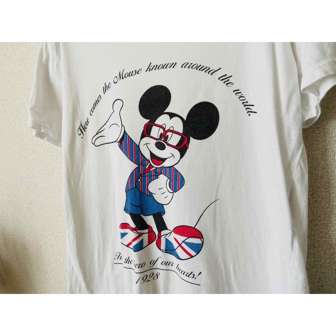 ミッキーマウス プリント トップス Tシャツ Mサイズ