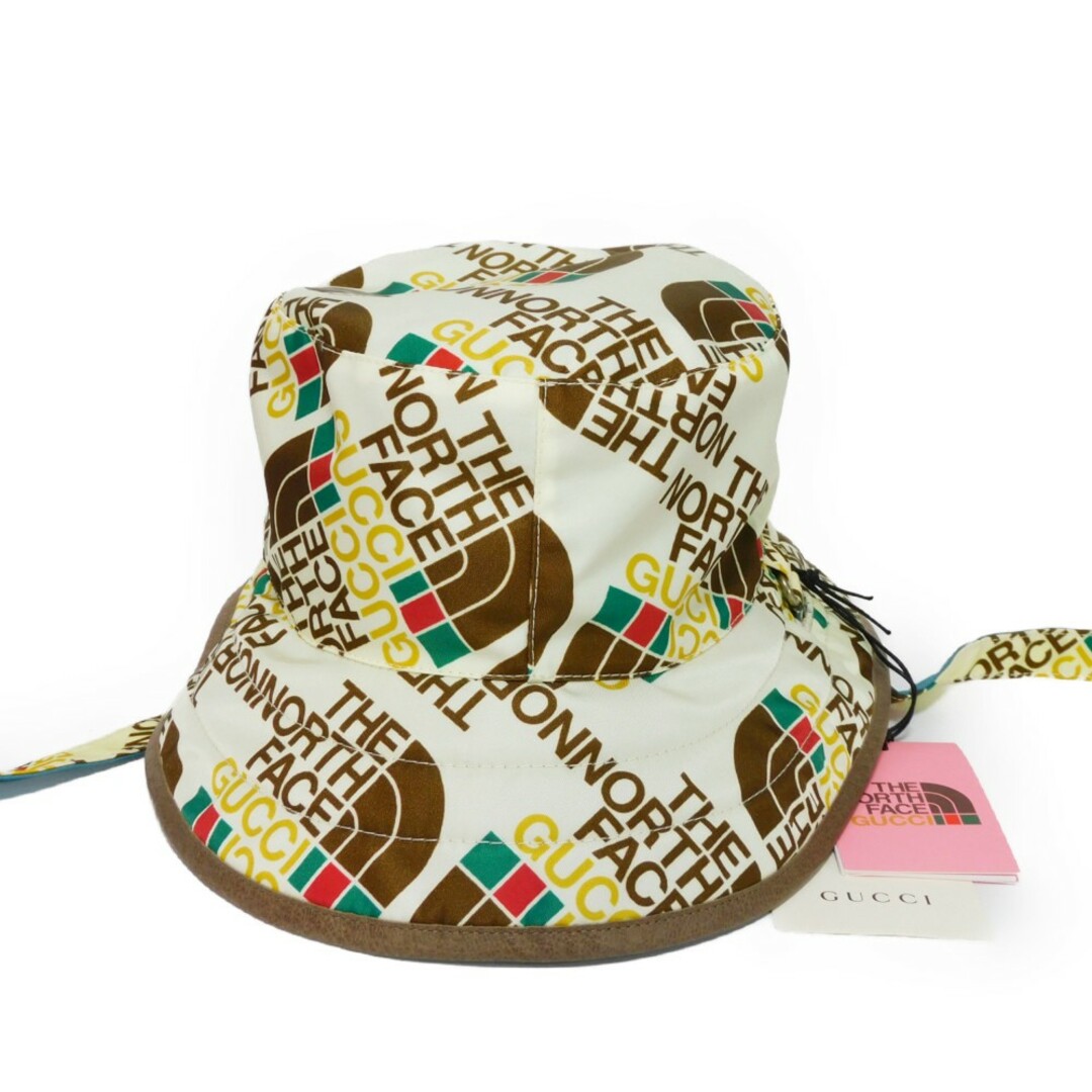 Gucci - GUCCI グッチ リバーシブル バケットハット ロゴ ウェブ