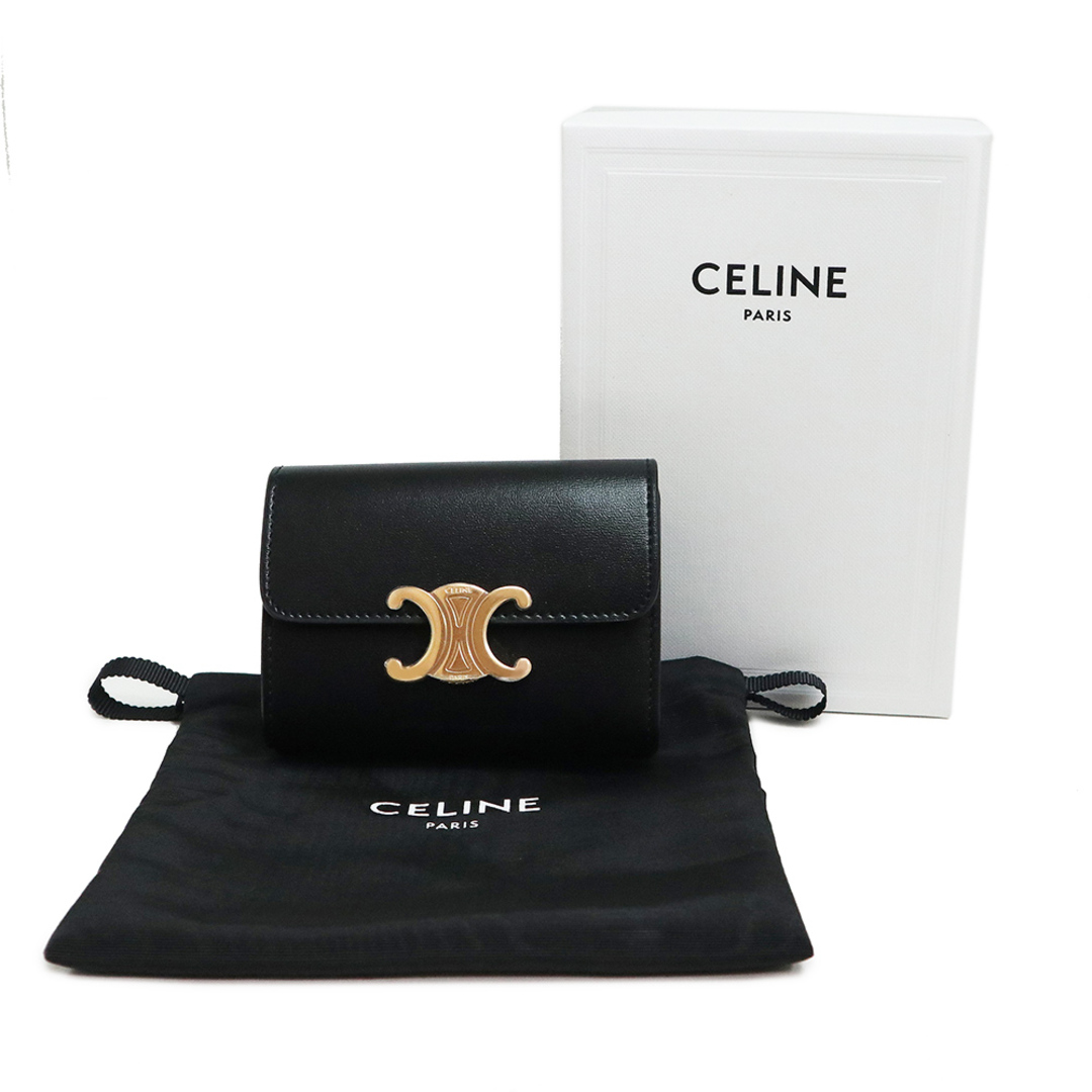 celine - セリーヌ トリオンフ コンパクトウォレット 三つ折り財布