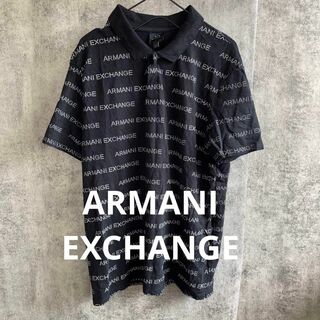 アルマーニエクスチェンジ(ARMANI EXCHANGE)のSe38様専用アルマーニエクスチェンジ　ポロシャツ　Lサイズ　ビッグロゴ　総柄(ポロシャツ)