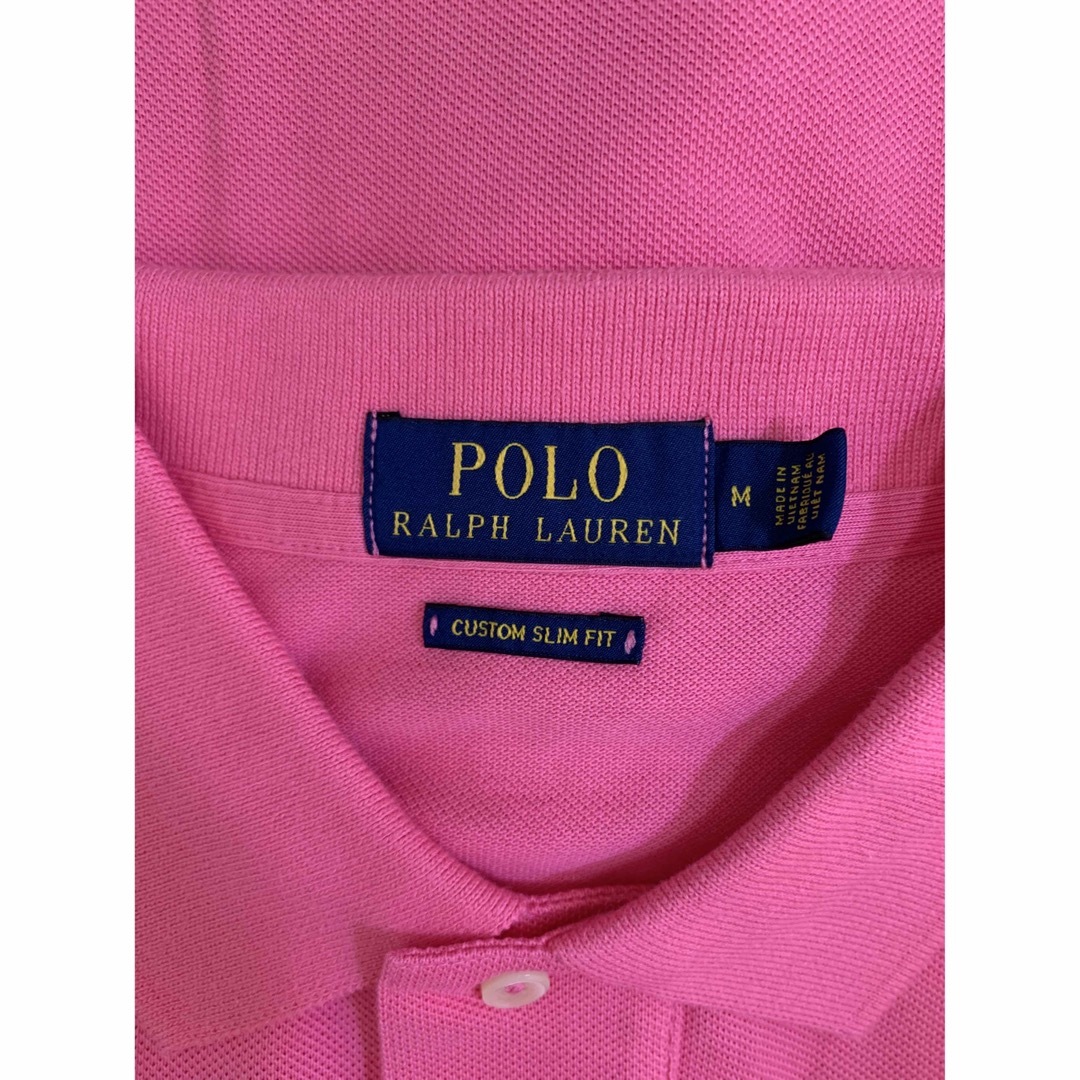 POLO RALPH LAUREN(ポロラルフローレン)の新品未使用　ポロラルフローレン　ピンクポロシャツ メンズのトップス(ポロシャツ)の商品写真