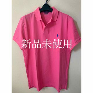 ポロラルフローレン(POLO RALPH LAUREN)の新品未使用　ポロラルフローレン　ピンクポロシャツ(ポロシャツ)