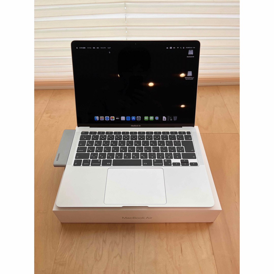 Apple MacBookAir 2020 M1チップスマホ/家電/カメラ