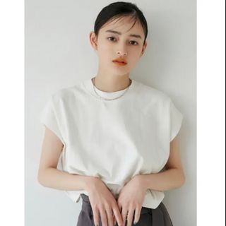 ムルーア(MURUA)のヘムタックタンクトップ 白(Tシャツ(半袖/袖なし))