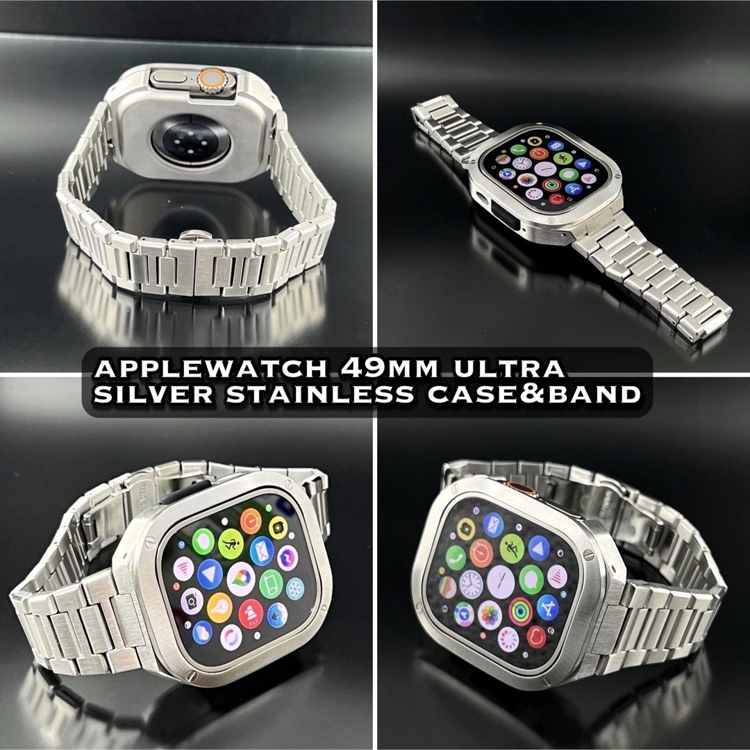 Apple Watch - アップルウォッチ 49mm ウルトラ シルバー ステンレス