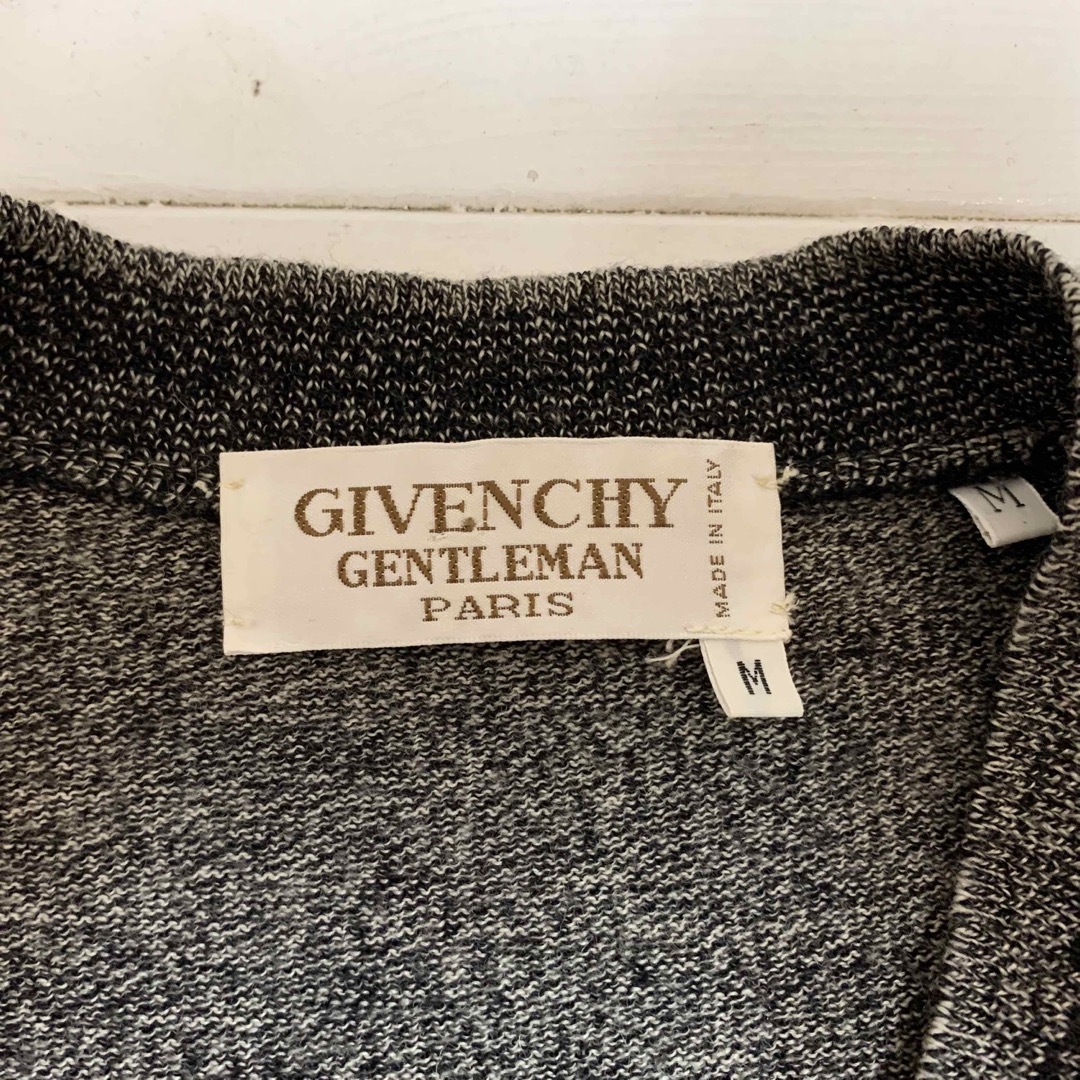 GIVENCHY PARIS VINTAGE 80s イタリア製 Vネックニット - ニット