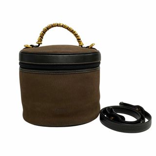 ロエベ(LOEWE)の極 美品 LOEWE ロエベ ヴィンテージ ベラスケス ツイストハンドル スウェード レザー 2way ハンドバッグ ショルダーバッグ ブラウン 46-10(ハンドバッグ)