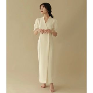 アニュアンス(ánuans)のl'or pencil wrap one-piece(ロングワンピース/マキシワンピース)