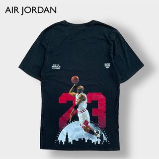 ジョーダン(Jordan Brand（NIKE）)の【NIKE】AIR JORDAN ワンポイント ロゴ ブルズ プリント Tシャツ(Tシャツ/カットソー(半袖/袖なし))