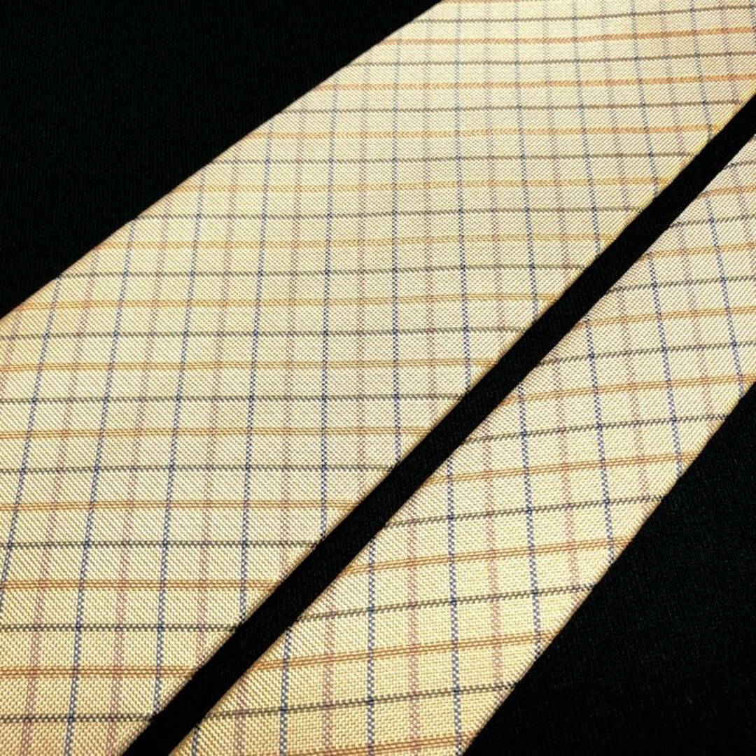 CHAPS(チャップス)のラルフローレン チェック イエロー ネクタイ A106-G11 メンズのファッション小物(ネクタイ)の商品写真