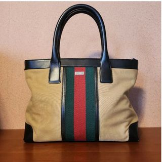 グッチ(Gucci)の値下げ　GUCCI グッチ シェリーライン キャンバス トートバッグ(トートバッグ)