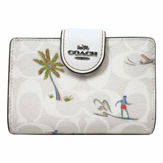 コーチ(COACH)の【新品】コーチ 二つ折り財布 CK414-SVRFI コーナー ジップ(財布)