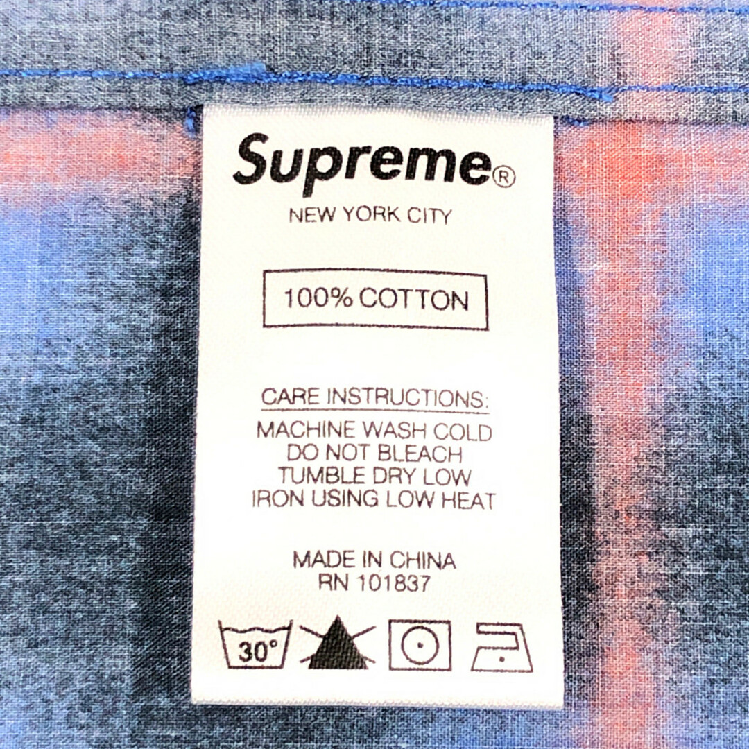 Supreme - SUPREME シュプリーム 21SS Spray Tartan Shirt クラシック