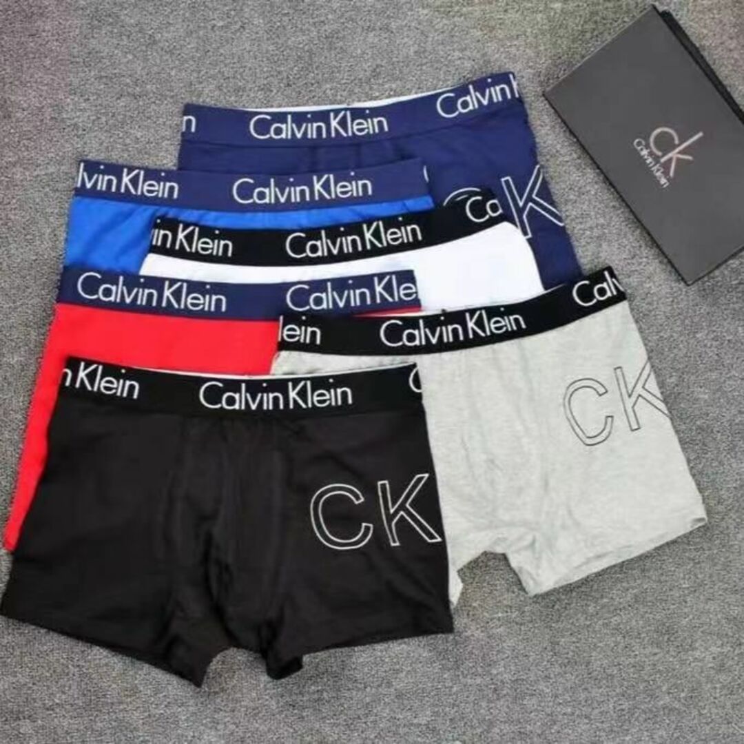 ck Calvin Klein(シーケーカルバンクライン)のカルバンクライン　ボクサーパンツセット　L　6点6カラー メンズのアンダーウェア(ボクサーパンツ)の商品写真