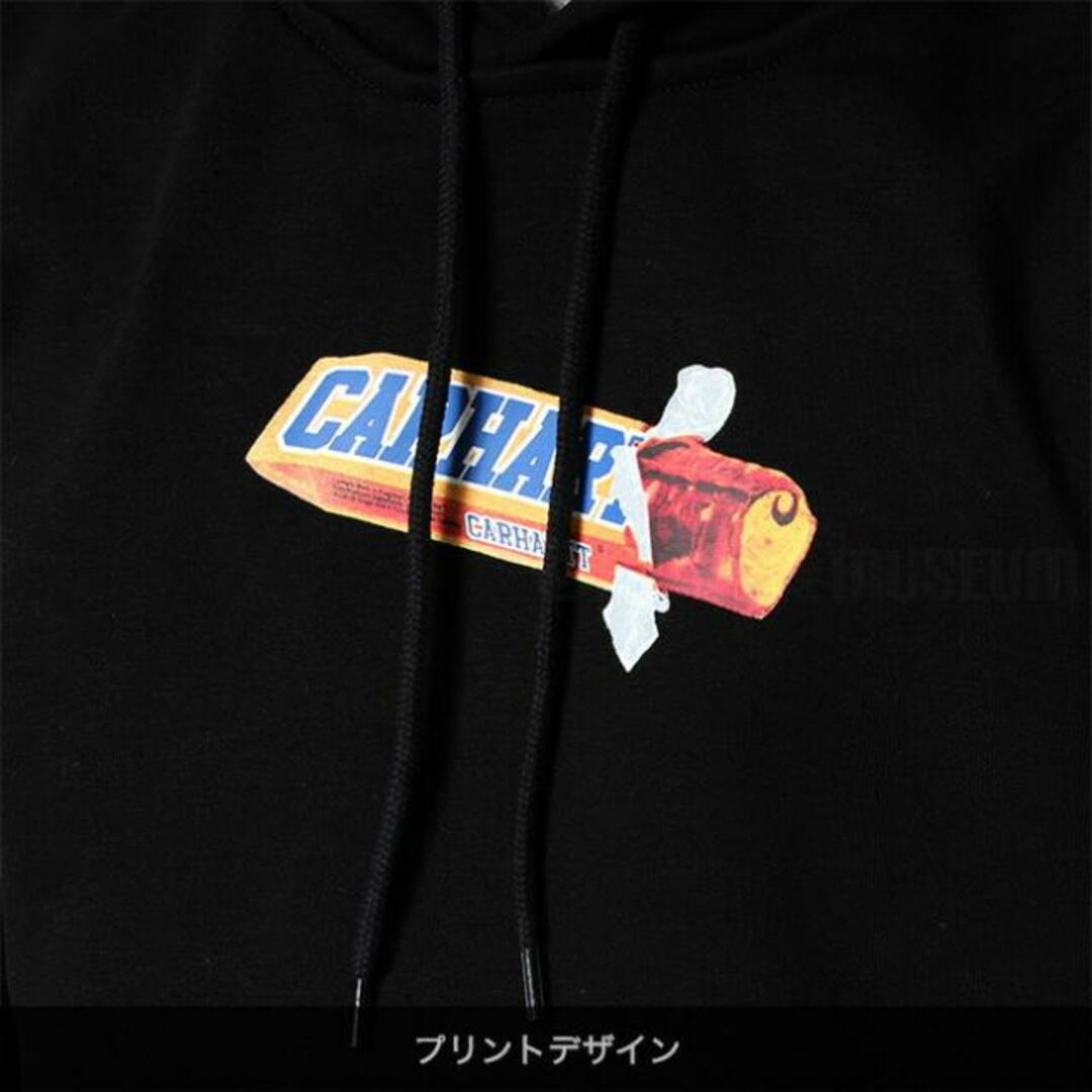 【新品未使用】 カーハート Carhartt パーカー HOODED CHOCOLATE BAR SWEATSHIRT ブラック Sサイズ I029532 【Sサイズ/BLACK】 4