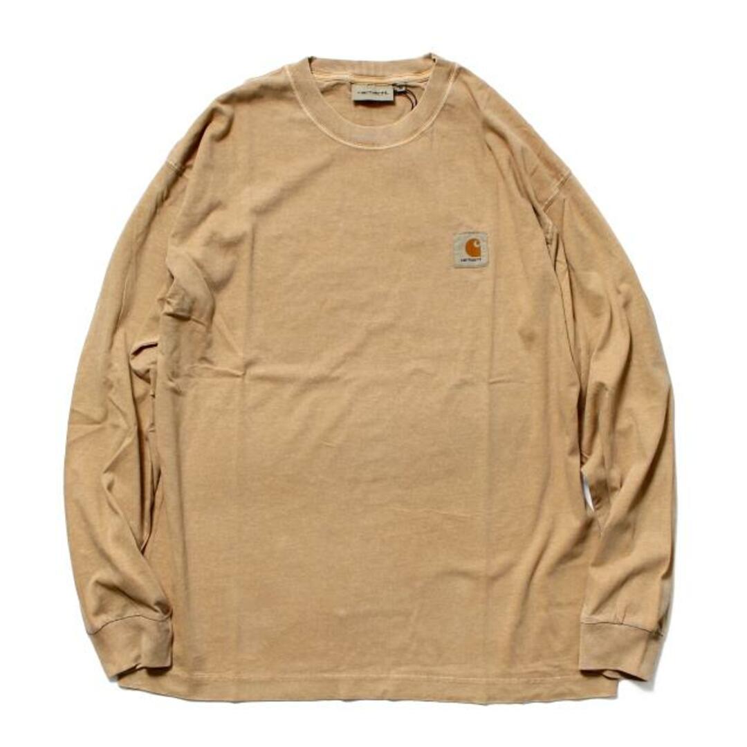 【新品未使用】 Carhartt WIP カーハートWIP Tシャツ カットソー ロゴ 長袖 L/S NELSON T-SHIRT I029948 【Sサイズ/DUSTY H BROWN】