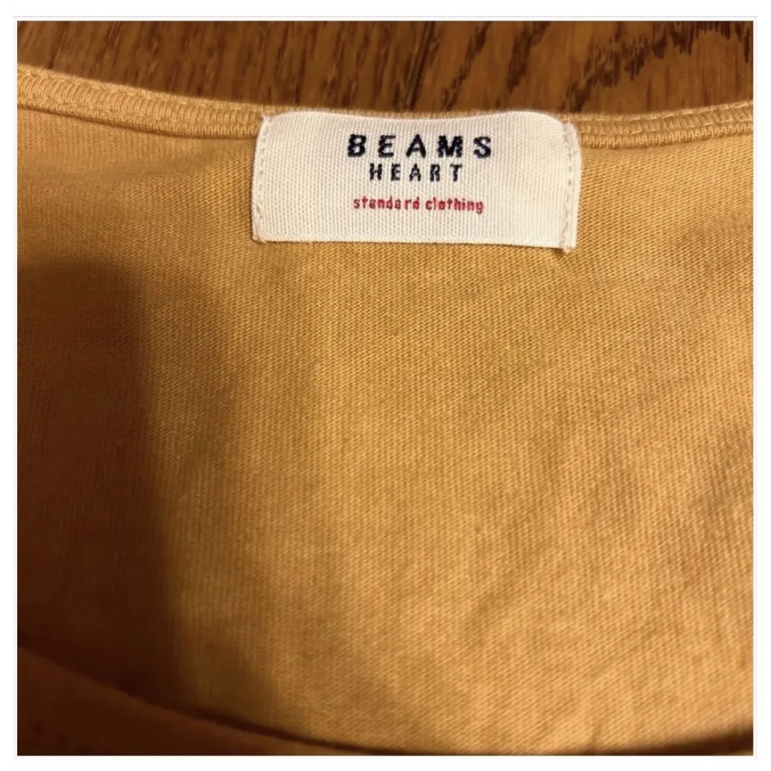 BEAMS(ビームス)のBEAMS HEART チュニック Mサイズ からし色 メンズのトップス(Tシャツ/カットソー(半袖/袖なし))の商品写真