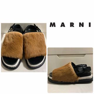 Marni - MARNI マルニ レザー スポーツサンダル 25の通販|ラクマ