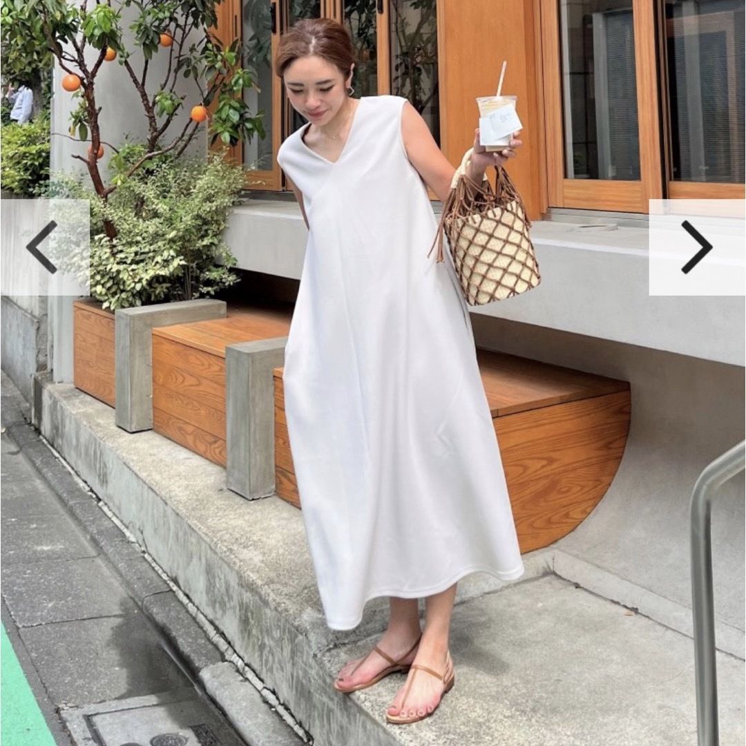 BIRTHDAY BASH(バースデーバッシュ)のBB 2WAY DRESS (WHITE) レディースのワンピース(ロングワンピース/マキシワンピース)の商品写真