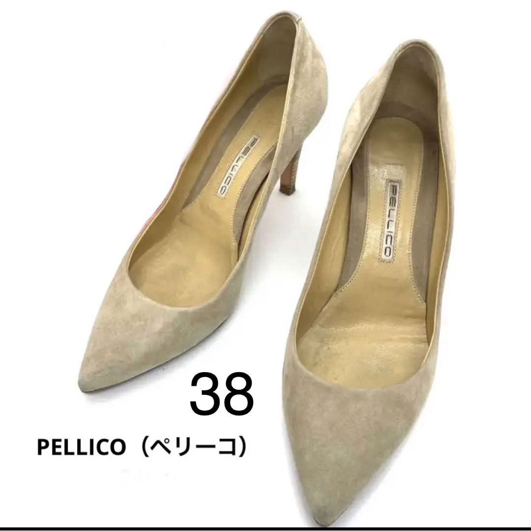 ベージュ　PELLICO  パンプス