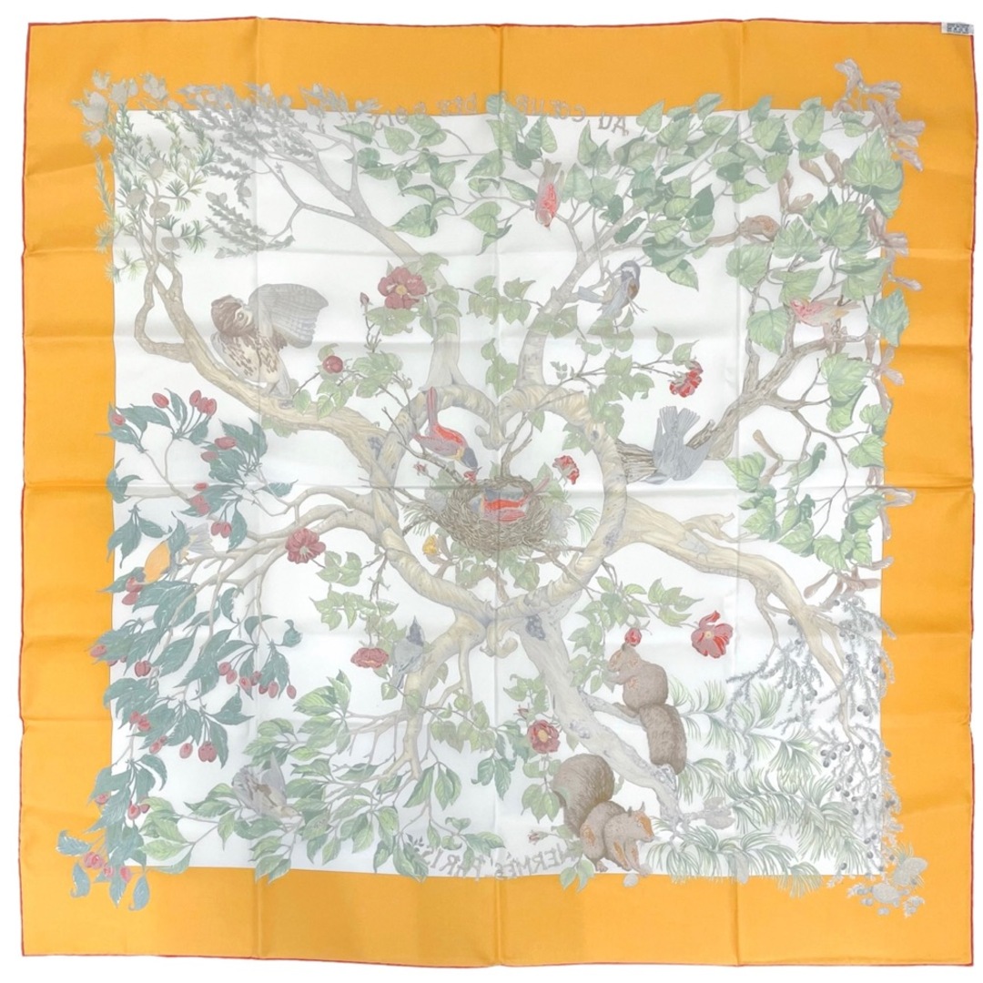 Hermes - HERMES エルメス スカーフ カレ90 AU COEUR DES BOIS 森の中