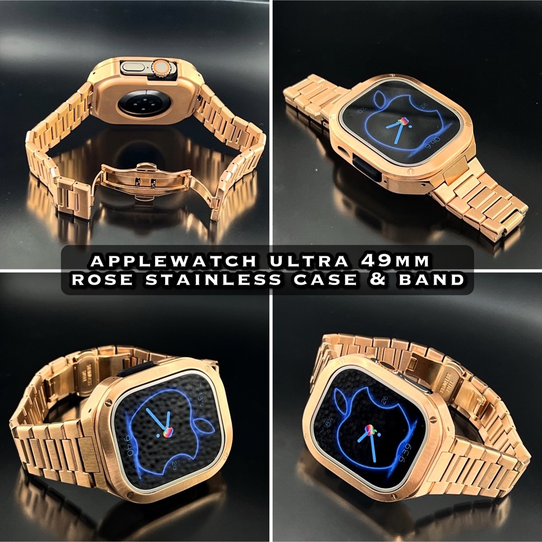 Apple Watch - アップルウォッチ 49mm ウルトラ ローズ ステンレス