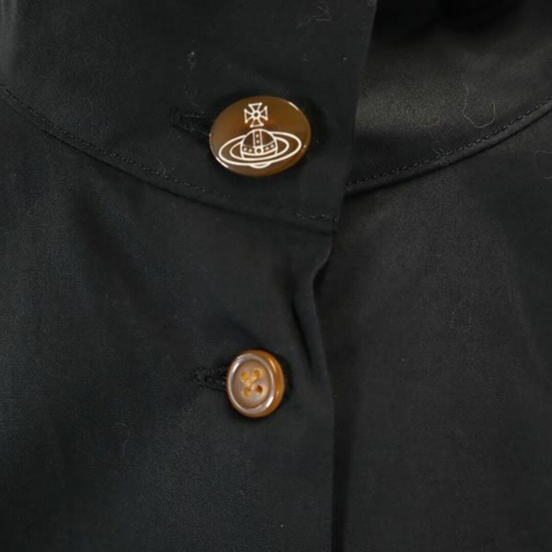 ヴィヴィアンウエストウッド レッドレーベル 日本製 長袖 シャツ 2 ブラック Vivienne Westwood Red Label 刺繍 レディース 【230727】 メール便可 6