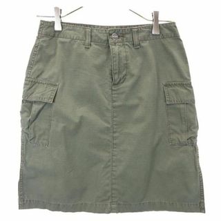 カーハート(carhartt)のカーハート カーゴ ミニ スカート XS カーキ Carhartt レディース 【中古】  【230727】 メール便可(ミニスカート)