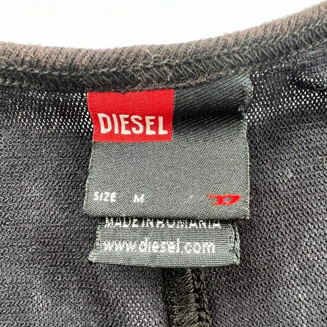 DIESEL(ディーゼル)のディーゼル ノースリーブ シャツ シースルー 無地 レディースのトップス(カットソー(半袖/袖なし))の商品写真