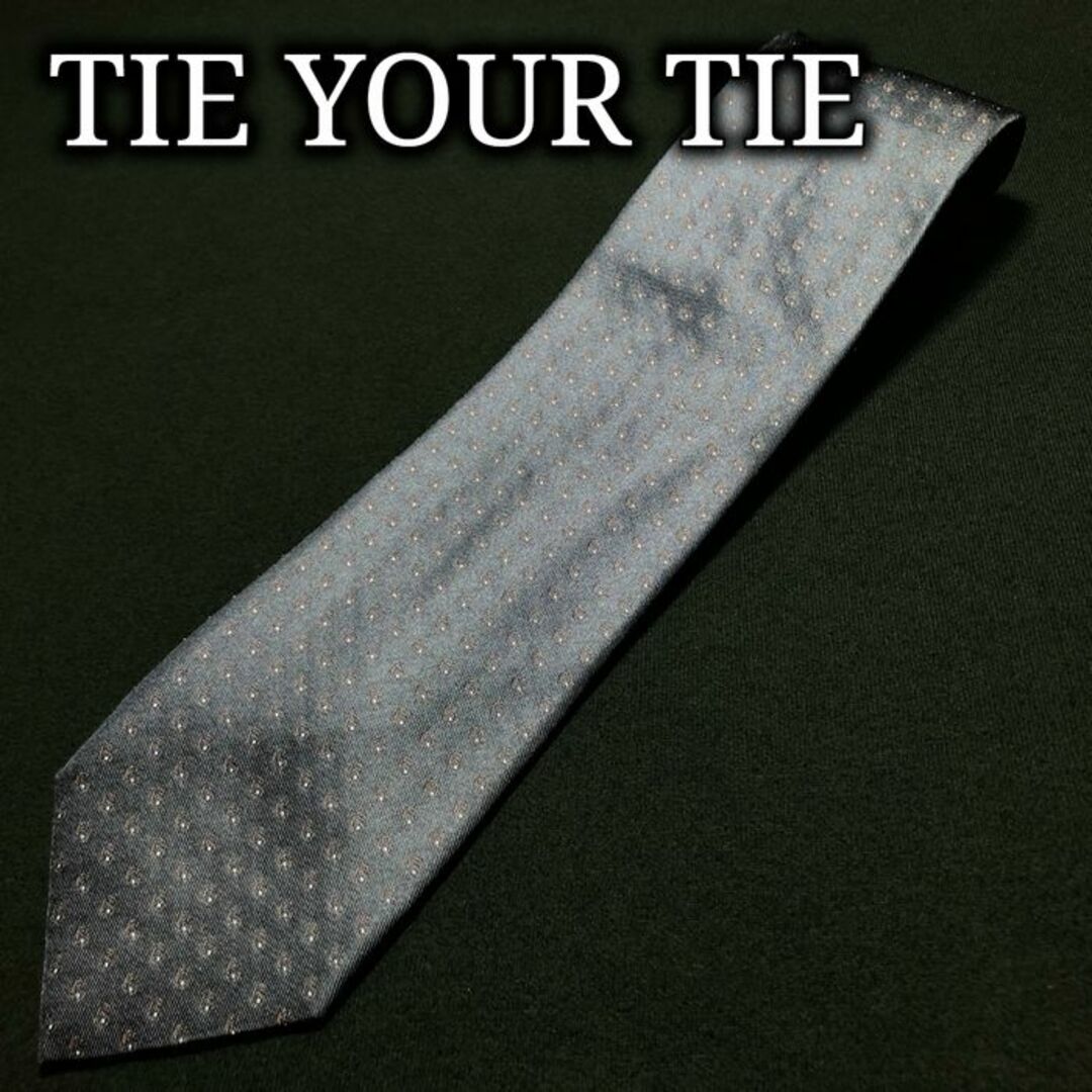 TIE YOUR TIE(タイユアタイ)のタイユアタイ ドット ネイビー ネクタイ A106-H08 メンズのファッション小物(ネクタイ)の商品写真