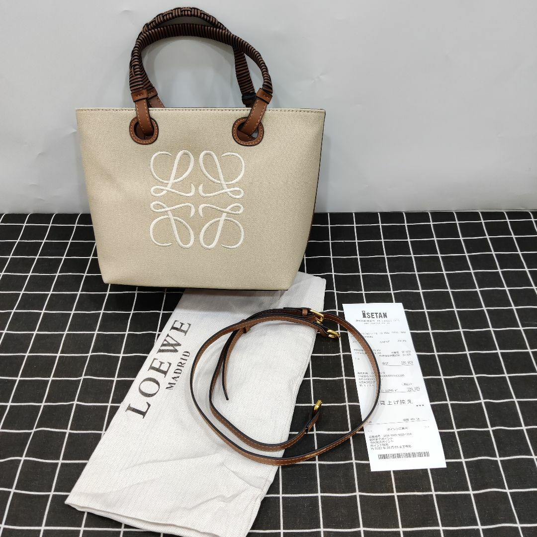 LOEWE ロエベ アナグラム トートバッグ スモール ジャガードカーフスキン | フリマアプリ ラクマ