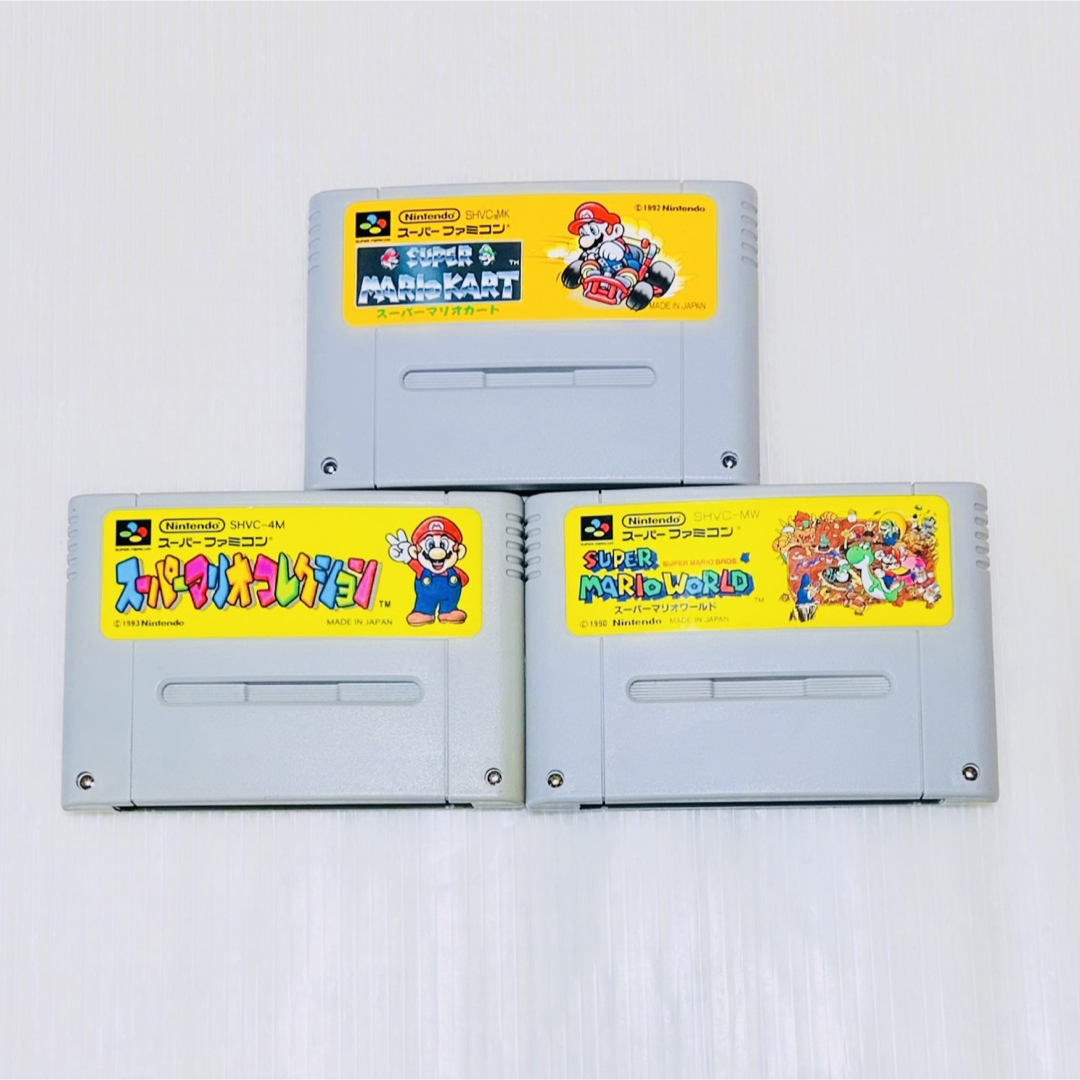 【セット売り】SFC スーパーファミコン ソフト スーパーマリオ 3本セット