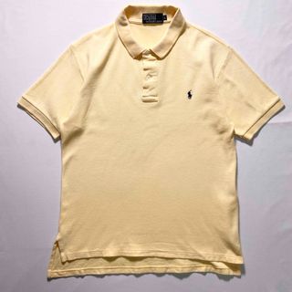 ポロラルフローレン(POLO RALPH LAUREN)のPolo by Ralph Lauren ポロシャツ L イエロー ロゴ刺繍(ポロシャツ)