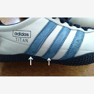 US8材質adidas TITAN 26.0cm 白赤