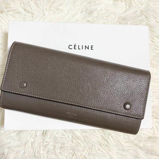 celine - 極美品 セリーヌ 長財布 ラージ フラップ マルチ