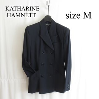 キャサリンハムネット(KATHARINE HAMNETT)の専用 KATHARINE HAMNETT テーラード ジャケット 紺 ブレザー(テーラードジャケット)