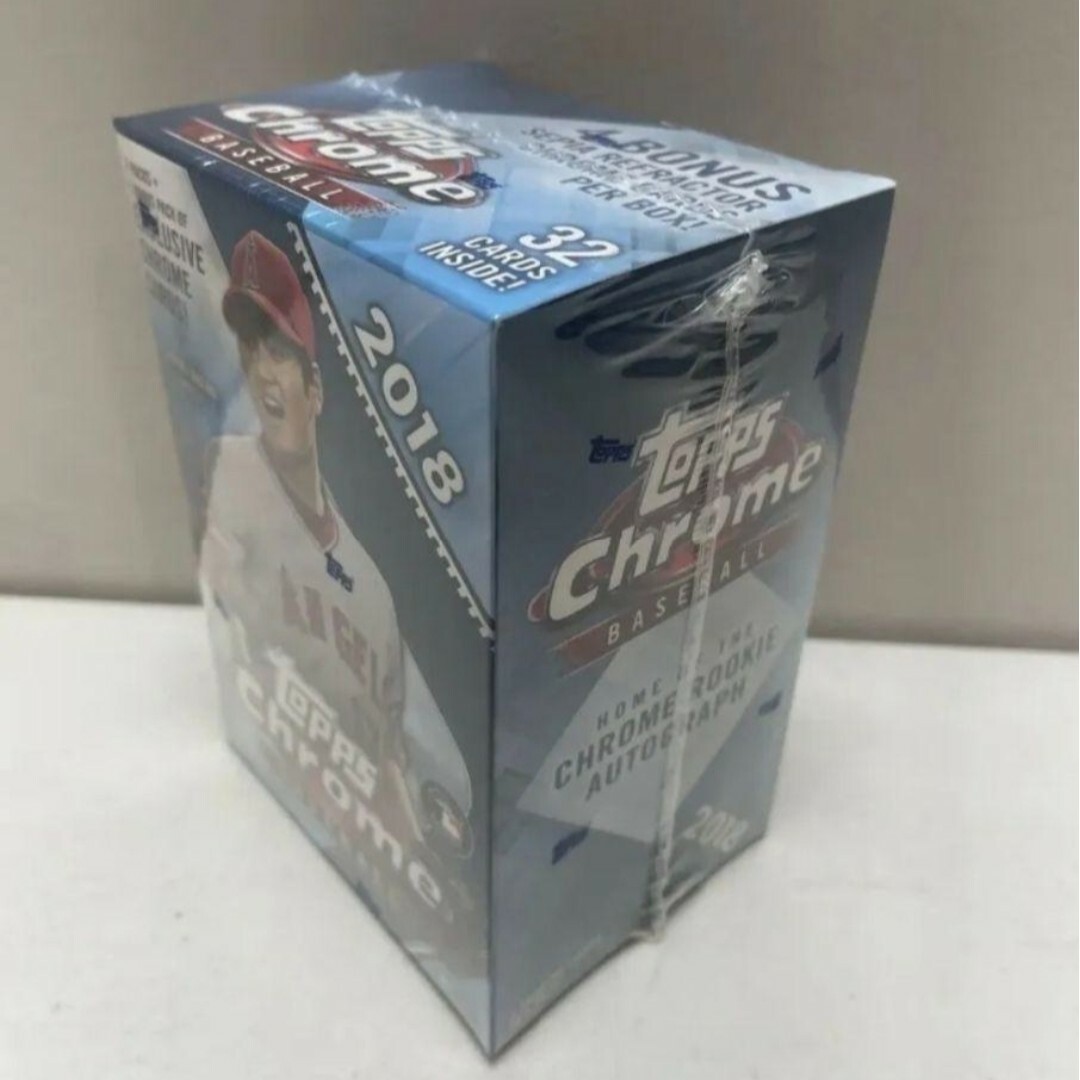 ラスト　大谷翔平　2018 Topps chrome クロームボックス  box スポーツ/アウトドアの野球(記念品/関連グッズ)の商品写真