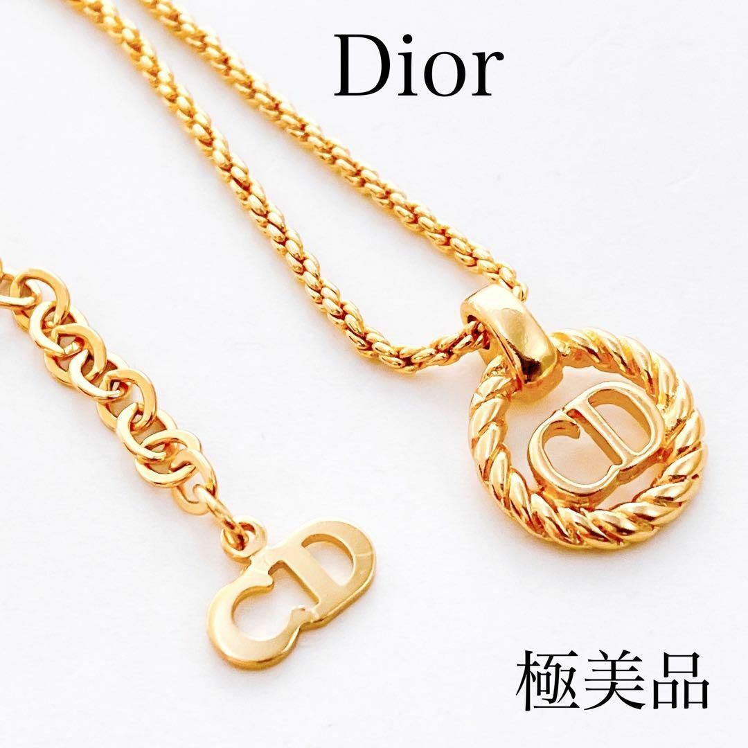 【極美品】クリスチャン ディオール dior ネックレス ゴールド レディース | フリマアプリ ラクマ