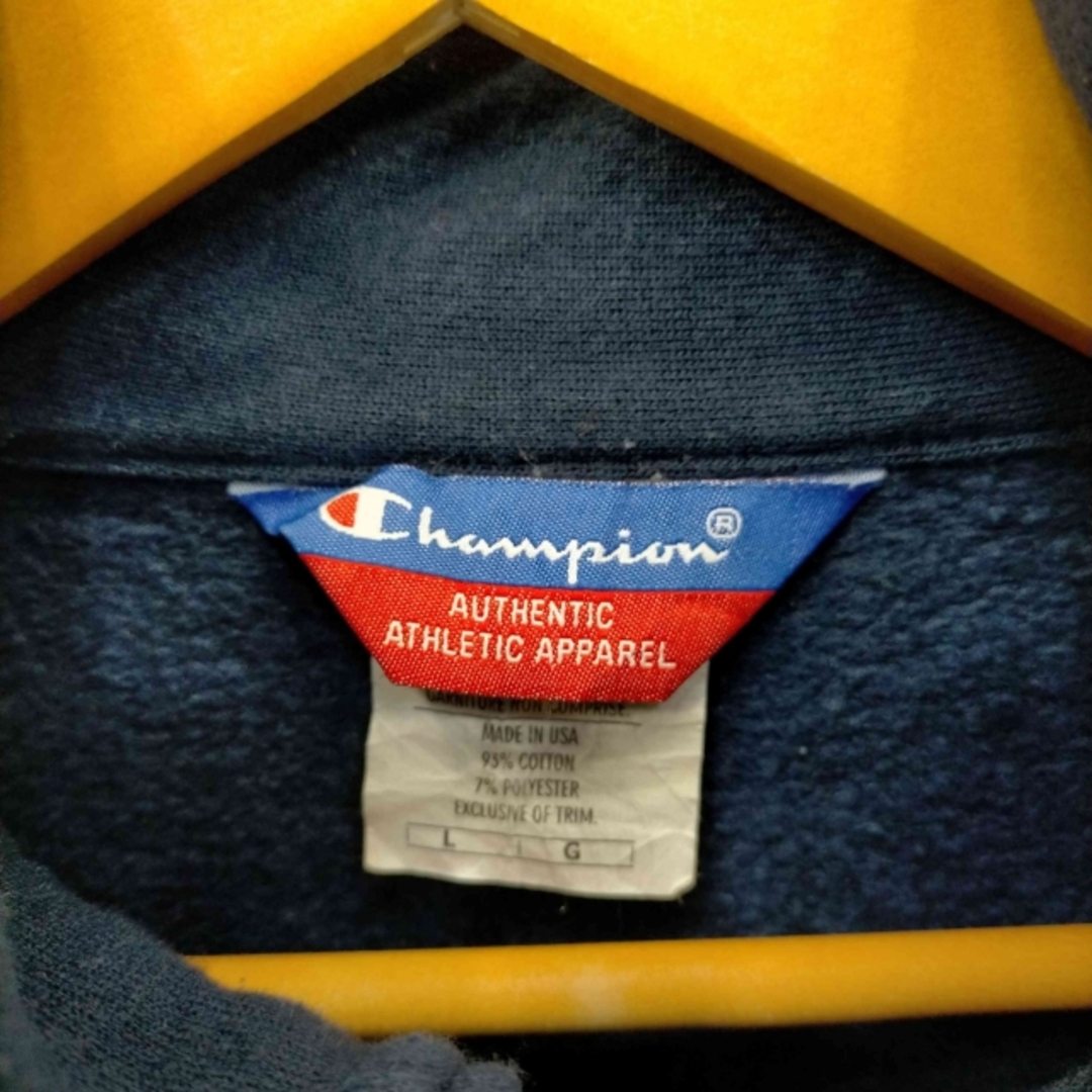 Champion - Champion(チャンピオン) 裾企業ロゴ刺繍ハーフジップ