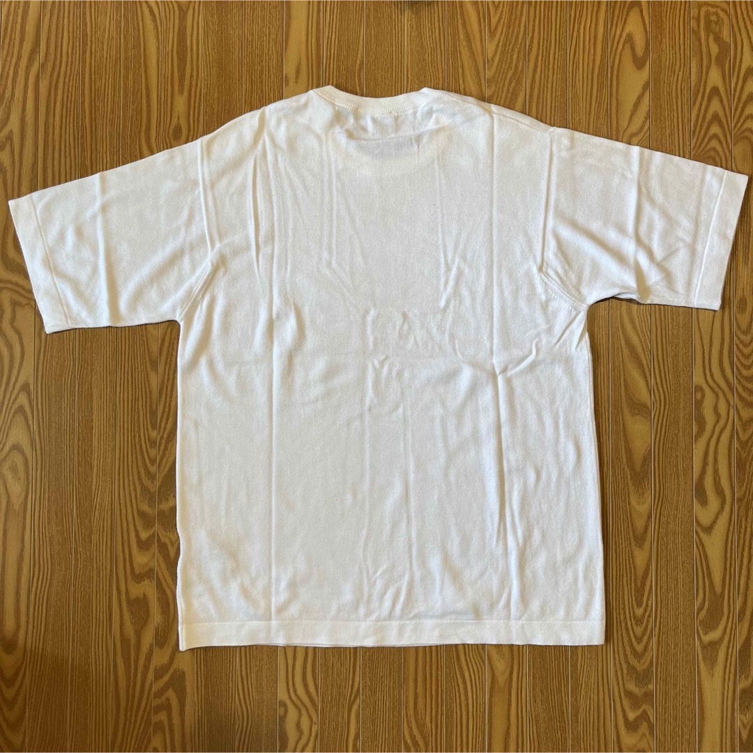 JOHN SMEDLEY(ジョンスメドレー)のJOHN SMEDLEY 半袖クルーネックニット ニットT WHITE L メンズのトップス(ニット/セーター)の商品写真