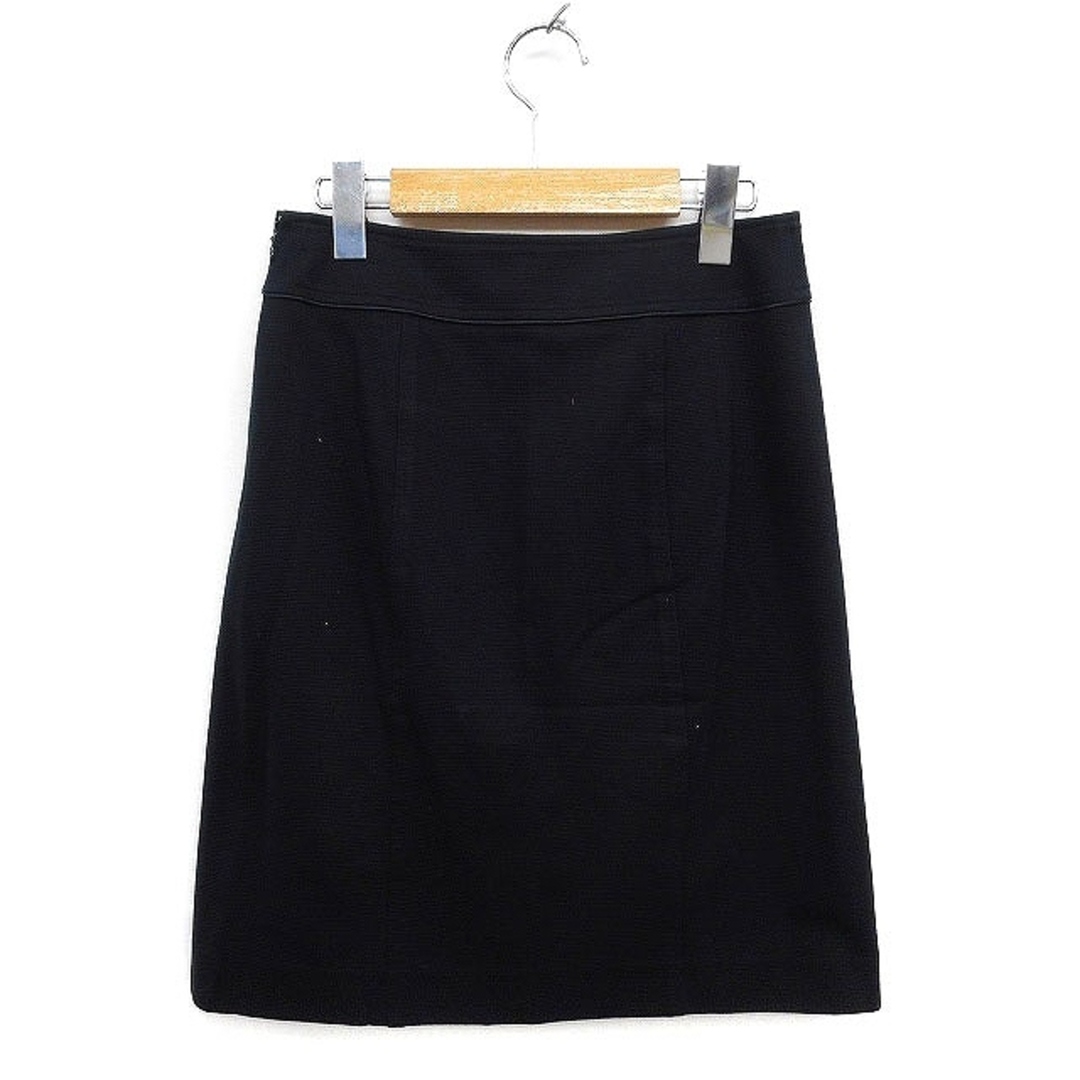 kumikyoku（組曲）(クミキョク)のクミキョク 組曲 KUMIKYOKU 台形スカート ミニ スリット コットン 綿 レディースのスカート(ミニスカート)の商品写真