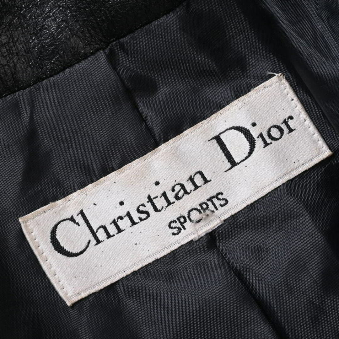 Christian Dior(クリスチャンディオール)のChristian Dior PO レザー ジャケット レディースのジャケット/アウター(テーラードジャケット)の商品写真