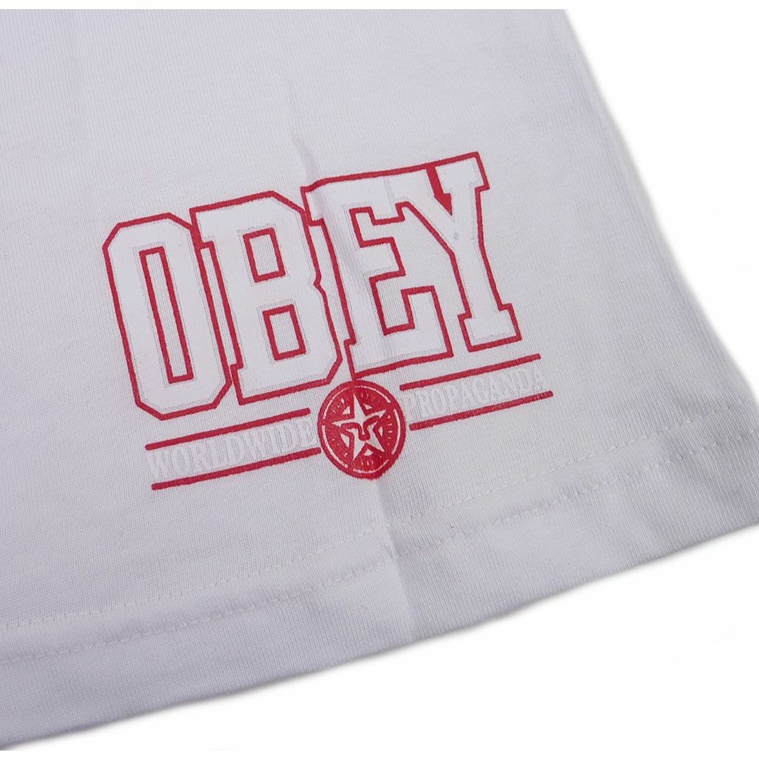 OBEY オベイ ブランドロゴ タンクトップ ホワイト M 3
